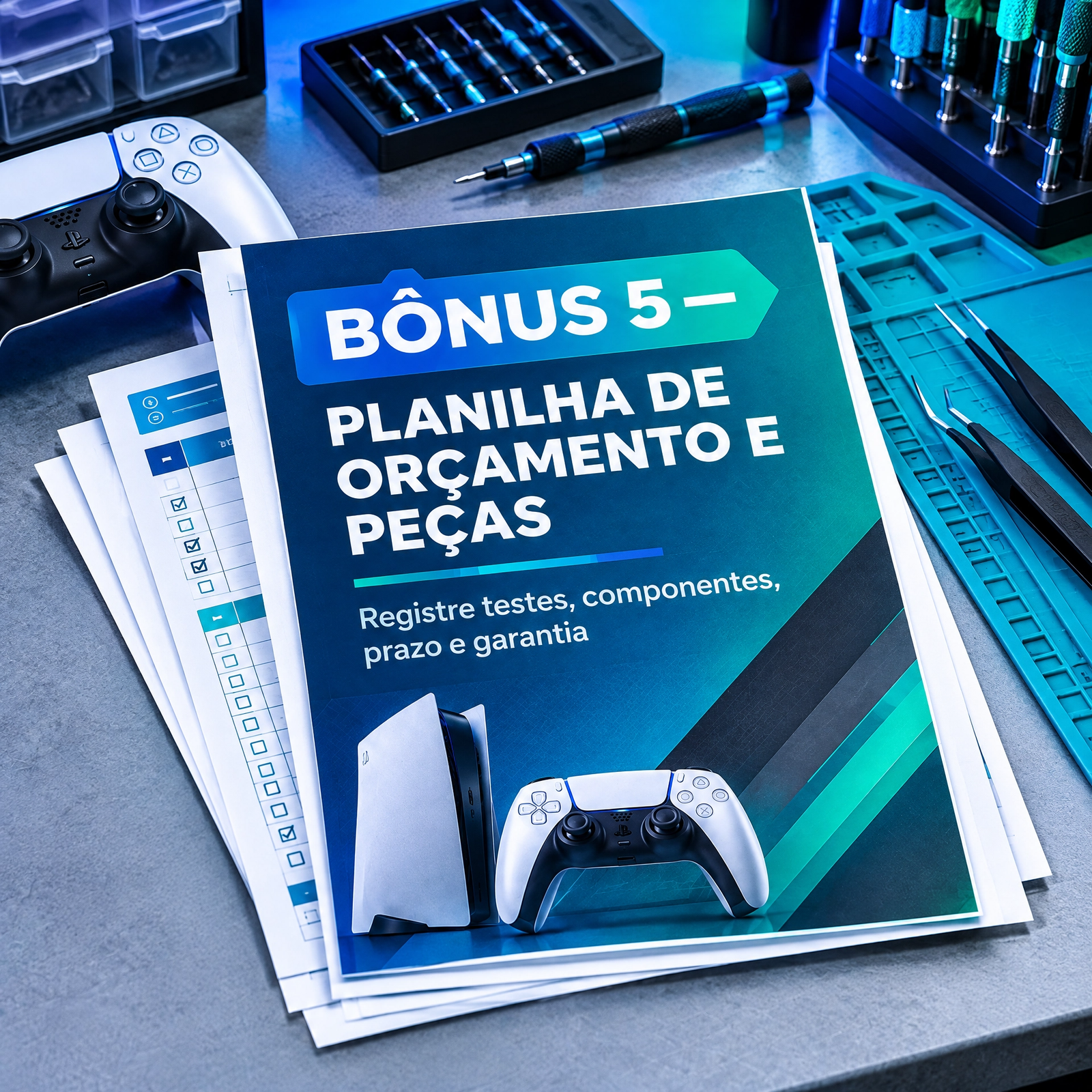 Bônus 5 - Planilha de orçamento e peças